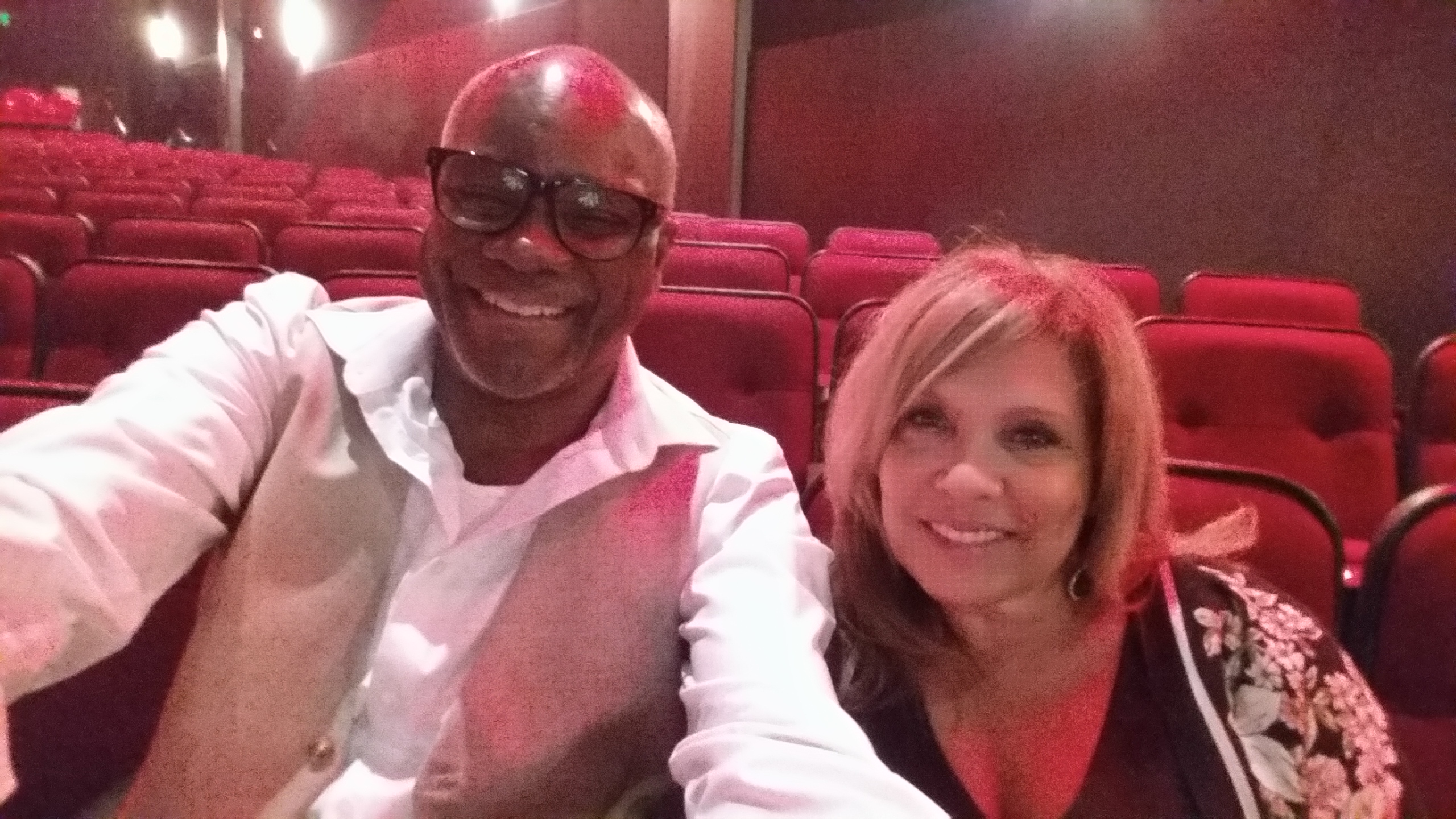 Ree and Ron at Charlie Wilson Concert